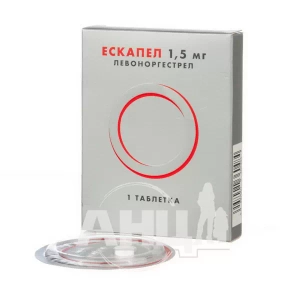 Ескапел таблетки 1,5 мг блістер №1