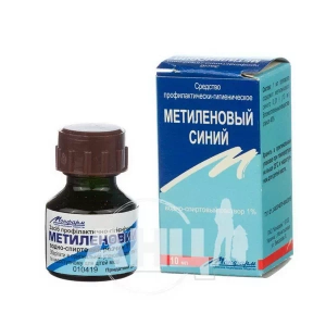 Метиленовый синий водно-спиртовой раствор 1% 10 мл