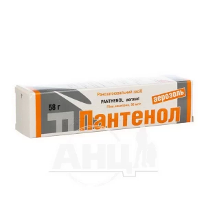 Пантенол аерозоль піна нашкірна контейнер 58 г