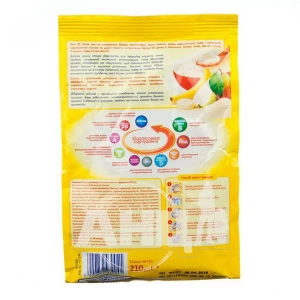 Каша молочна Milupa суха швидкорозчинна манна з фруктами 210 г