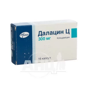 Далацин Ц капсулы 300 мг блистер №16