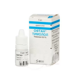 Офтан Тимолол краплі очні 0,5 % флакон з крапельницею 5 мл