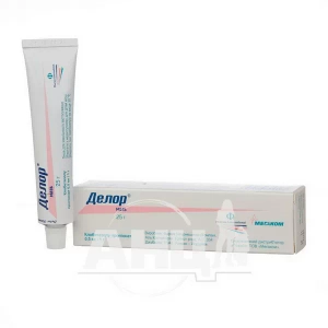 Делор мазь 0,5 мг/г туба алюминиевая 25 г