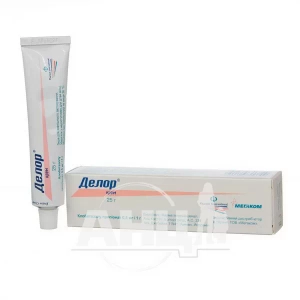 Делор крем 0,5 мг/г туба алюминиевая 25 г
