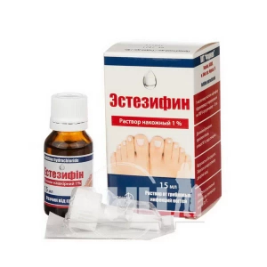 Естезифін розчин нашкірний 1 % флакон 15 мл