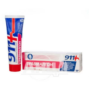 Гель-бальзам 911 для тіла Розігріваючий Травмалгон Ваша служба порятунку 100 мл