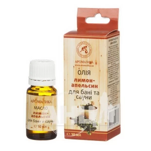 Масла косметические Ароматика для саун лимон-апельсин 10 мл