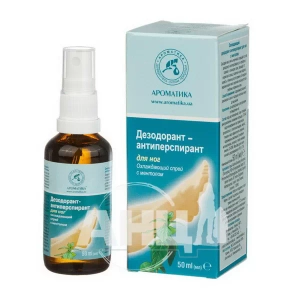 Дезодорант-антиперспирант для ног охлаждающий с ментолом 50 мл