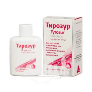 Тирозур порошок накожный флакон 20 г