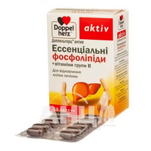 Доппельгерц Актив Эссенциальные фосфолипиды + витамины группы B капсулы №50
