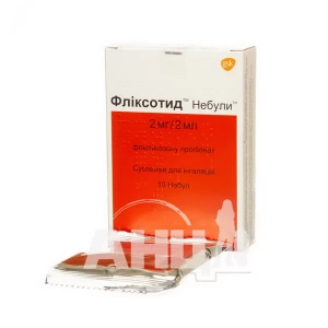 Фликсотид небулы суспензия для ингаляций 2 мг/2 мл небулы №10
