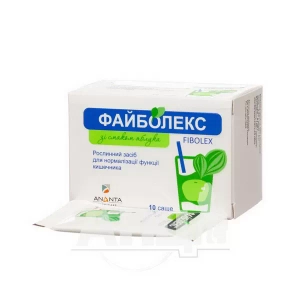 Файболекс саше 5,8 г з яблучним смаком №10