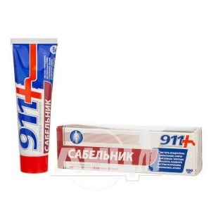 Гель-бальзам 911 для суставов Сабельник Ваша служба спасения 100 мл