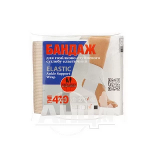 Бандаж для голеностопного сустава Торос-Груп размер 3 эластичный (410) бежевый