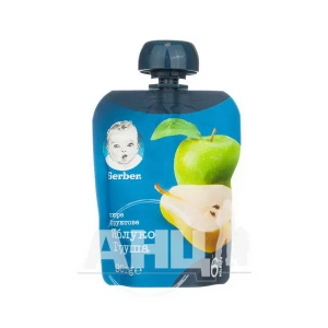 Пюре Gerber яблуко та груша 90 г