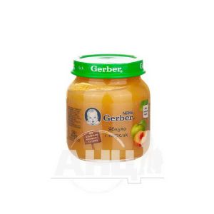 Пюре Gerber яблуко та персик 130 г