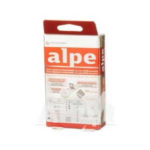 Пластырь медицинский Alpe антибактериальный телесный классик 76х19мм с ионами серебра №10