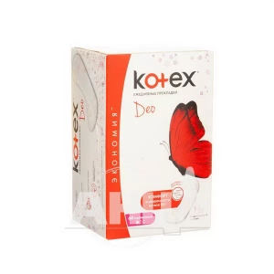 Прокладки женские гигиенические Kotex Lux Super Slim Deo №60
