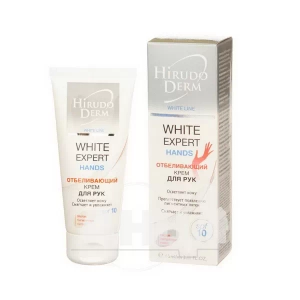 Крем для рук отбеливающий White expert hands Hirudo derm white line 60 мл