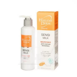 Молочко для снятия макияжа Sensi milk Hirudo derm sensitive 180 мл