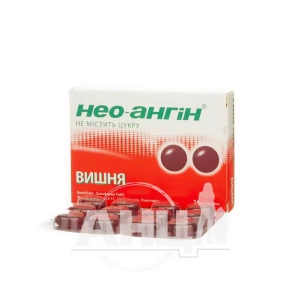 Нео-ангін вишня льодяники №24