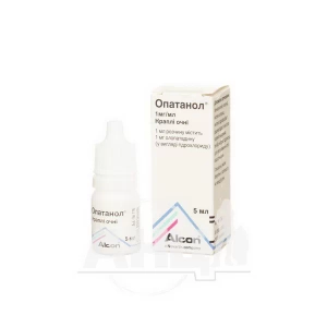 Опатанол краплі очні 1 мг/мл флакон-крапельниця дроп-тейнер 5 мл