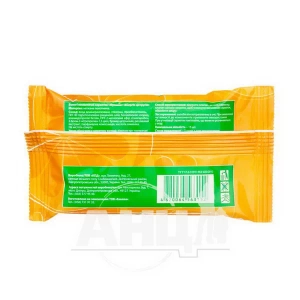 Салфетки косметические влажные фрешка энергия цитрусов №15