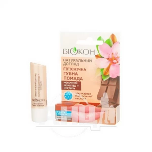 Гигиеническая губная помада Биокон молочный шоколад + миндаль 4,6 г
