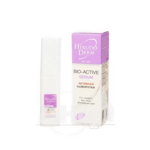 Сыворотка активная Bio-active serum hirudo derm anti age туба 19 мл