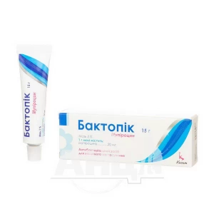 Бактопик мазь 2 % туба алюминиевая 15 г