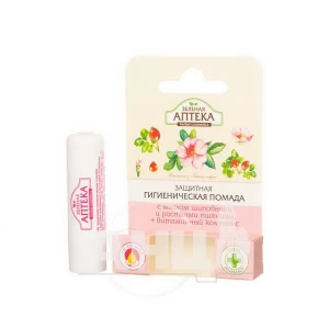 Захисна гігієнічна помада Зелена Аптека масло шипшини і паростки пшениці 3,6 г