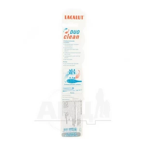Зубна щітка Lacalut duo clean з пластинкою для чищення язика
