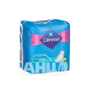 Прокладки жіночі гігєнічні Libresse Classic Ultra Super Clip soft №9