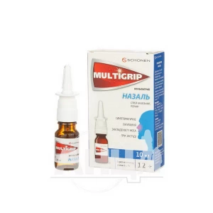 Мультигрип назаль спрей назальний розчин 0,1 % флакон з розпилювачем 10 мл