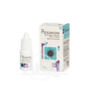 Розаком капли глазные раствор флакон 5 мл акция Медикард