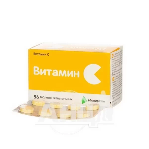 Витамин С таблетки жевательные 500 мг блистер №56