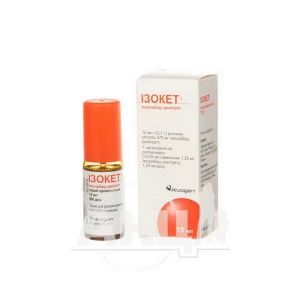Ізокет спрей дозований 1,25 мг/1 доза флакон 15 мл 300 доз №1