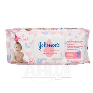 Салфетки влажные Johnson’s Baby нежная забота №56