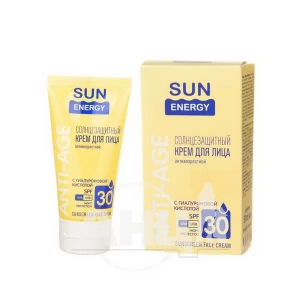 Крем для лица Sun Energy с гиалуроновой кислотой SPF 30 50 мл