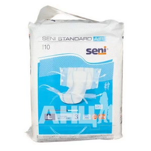 Подгузники для взрослых Seni Standard Air large №10
