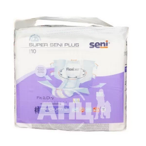 Подгузники для взрослых Super Seni plus medium №10
