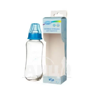 Бутылочка Lindo pk 1010 стеклянная 250 мл