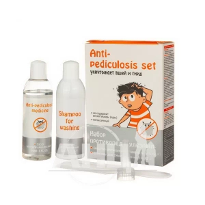 Противопедикулезный набор противопедикулезное средство 90 мл + шампунь для смывания 90 мл