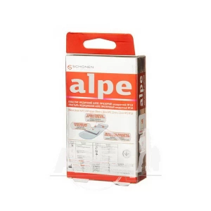 Пластир медичний Alpe прозорий квадрат 38х38мм 22х22мм №18