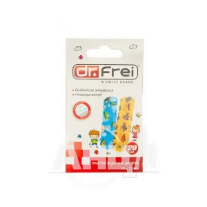 Пластир медичний дитячий Dr.Frei 19 х 72 мм №20