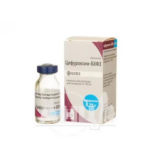 Цефуроксим-БХФЗ порошок для раствора для инъекций 750 мг флакон №1