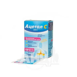 Ацетал С порошок для орального раствора 600 мг пакет 3 г №10