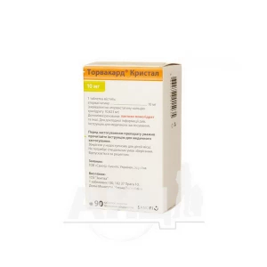 Торвакард Кристал таблетки покрытые пленочной оболочкой 10 мг блистер №90