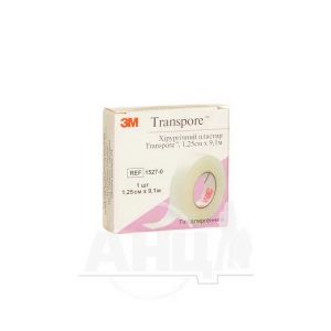 Пластырь хирургический Transpore 1,25 см х 9,14 м