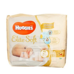Підгузки дитячі гігієнічні Huggies Elite Soft 2 (4-7кг) №24